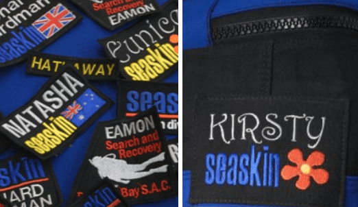 Dry Suit Option - Name Badge