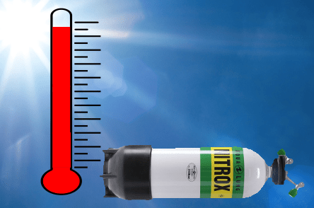 Pourquoi il ne faut pas laisser sa bouteille de plongée au soleil ou dans une voiture au soleil